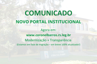 NOVO PORTAL INSTITUCIONAL