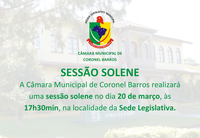 SESSÃO SOLENE 34º ANIVERSÁRIO