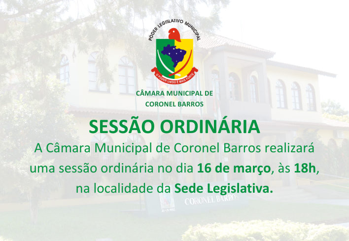 SESSÃO ORDINÁRIA Nº 26 DA 9ª LEGISLATURA