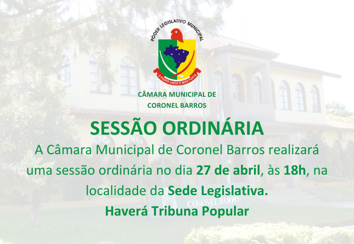 SESSÃO ORDINÁRIA Nº 29 DA 9ª LEGISLATURA